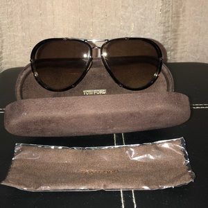 Tom Ford Cyrillic Aviator Sunglasses (Unisex)